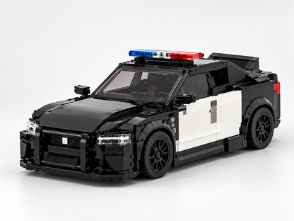Coche de Policía 3D para Montar Pieza a Pieza