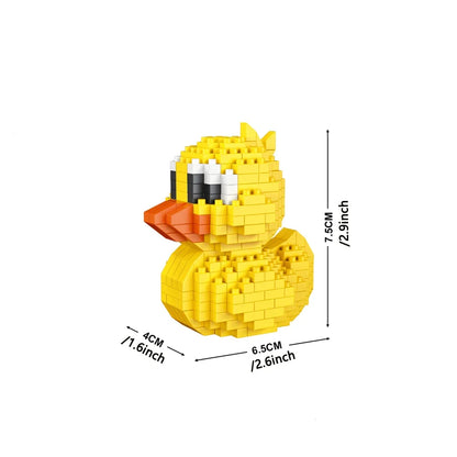 Pack de 6 animales 3D de Micro Bloques. Construyelos pieza a pieza