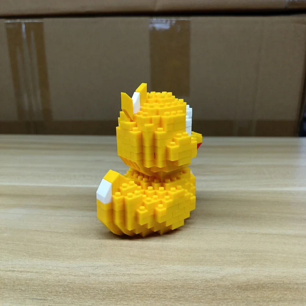 Pack de 6 animales 3D de Micro Bloques. Construyelos pieza a pieza