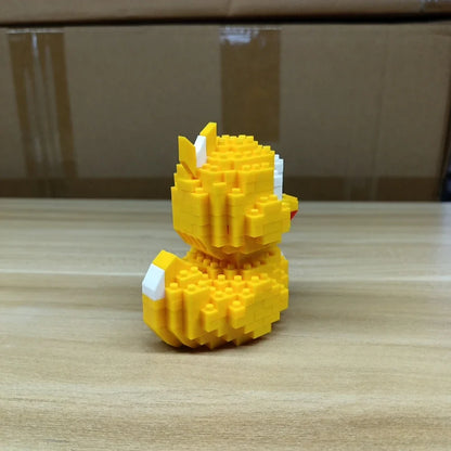 Patito 3D de Micro Bloques. Constrúyelo Pieza a Pieza