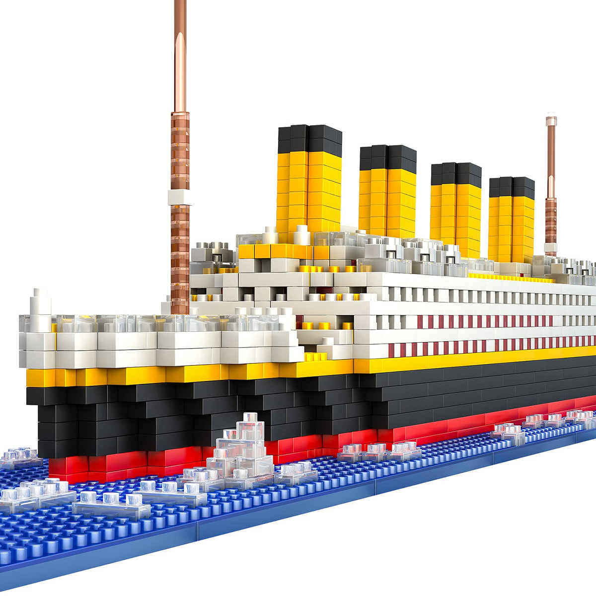 Titanic 3D de Bloques. Constrúyelo Pieza a Pieza / 1860 PCS