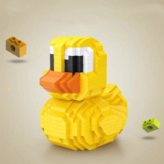 Patito 3D de Micro Bloques. Constrúyelo Pieza a Pieza