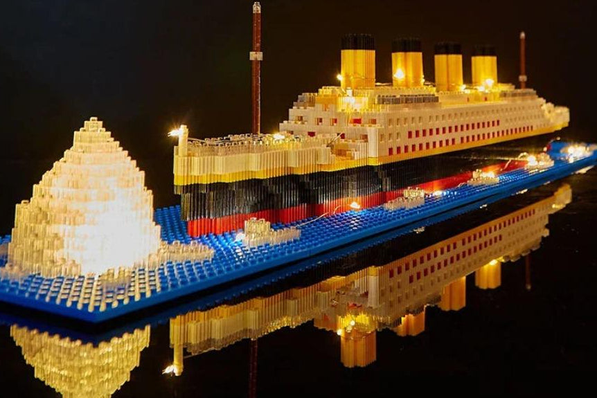 Titanic 3D de Bloques. Constrúyelo Pieza a Pieza / 1860 PCS